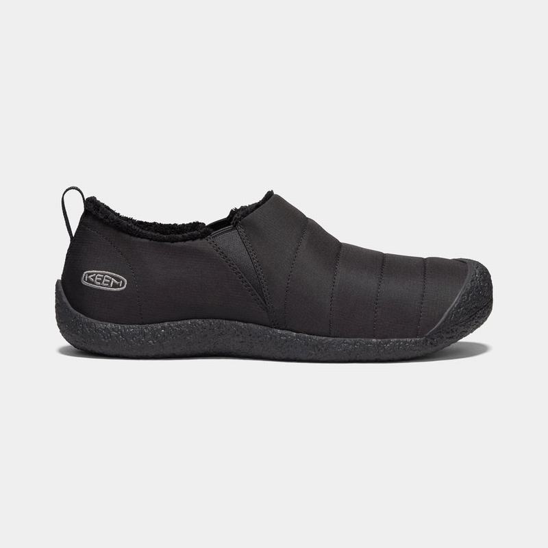 Discount Keen Howser II Mens Slippers Black (3210-QZRKA)